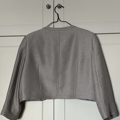 FIDELE dress with short bolero jacket beige like new