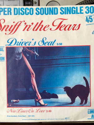 1979 Limited Edition - Sniff 'n' the Tears – Driver's Seat , Vinyl, 12", 45 RPM, Limited Edition
