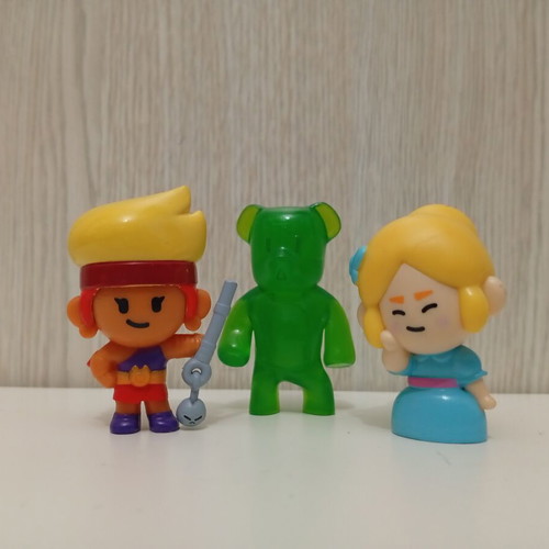 Brawl Stars Green Candie Bear figure set, PMI LTD collection