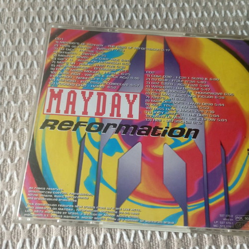 Mayday Reformation double CD like new, electronic music collection