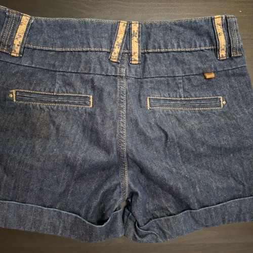 Women's denim shorts like new, size S 36 8, blue