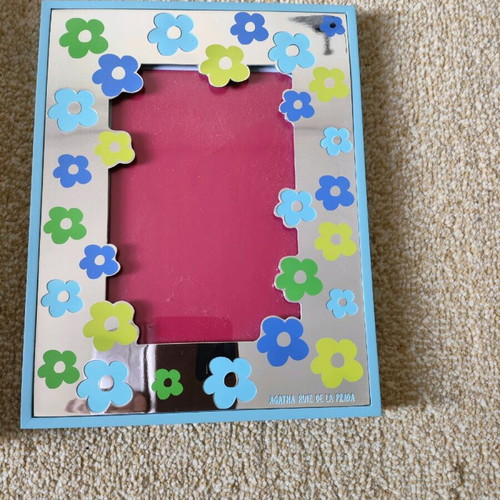 Children's silver photo frames 925° and enamel, new, set of 2