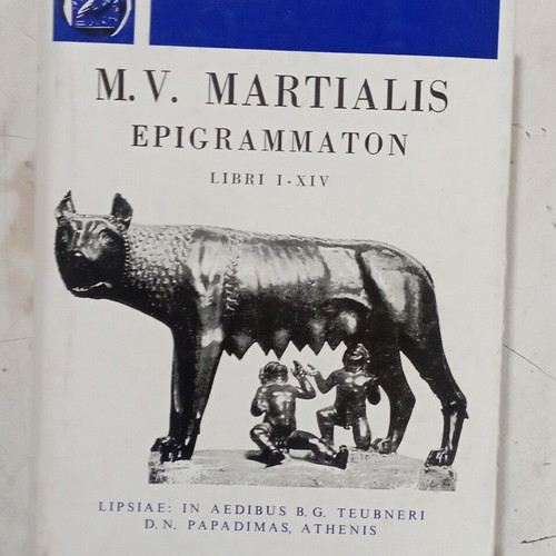 M.V. Martialis Epigrammaton book