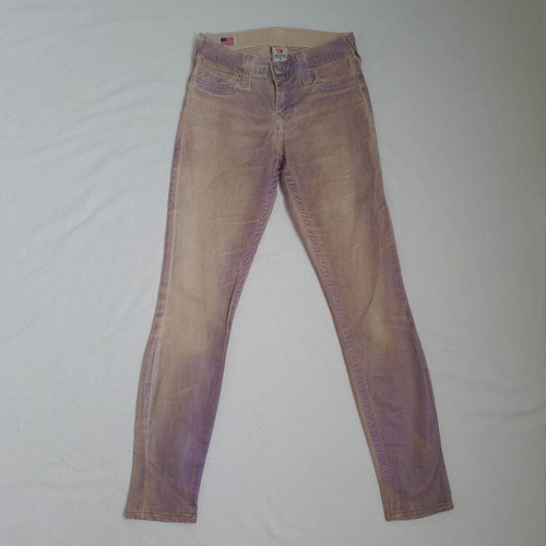 True Religion women's jeggings jeans, size 25 XS W26 L29, skinny slim with glitter stretch