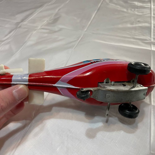 Firefighting helicopter used tin toy Korean made
