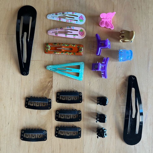 Hair clips like new, pack
