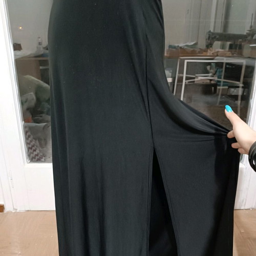 Black long versatile dress new, size S-M