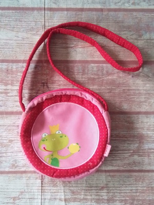 Children's hand bag frog Haba used