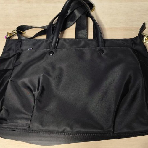 Laptop bag 15.6" new, waterproof fabric, black