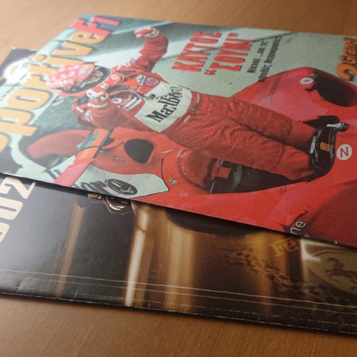 F1 inserts used, pack of 3 issues