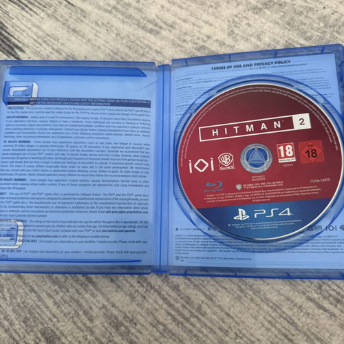 Hitman 2 PS4 game in very good condition