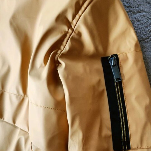 Orchestra kids jacket like new, waterproof, gold color, ages 9-11