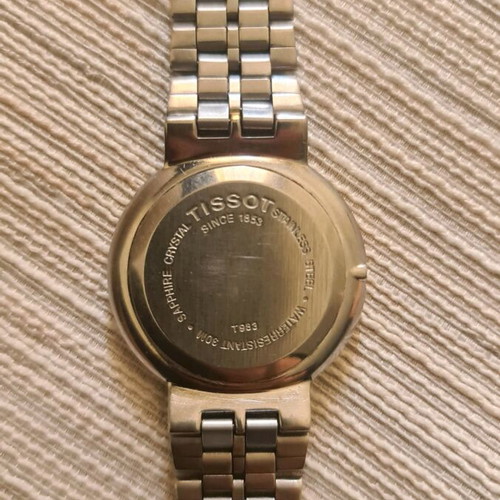 Tissot women's wristwatch collectible used, silver