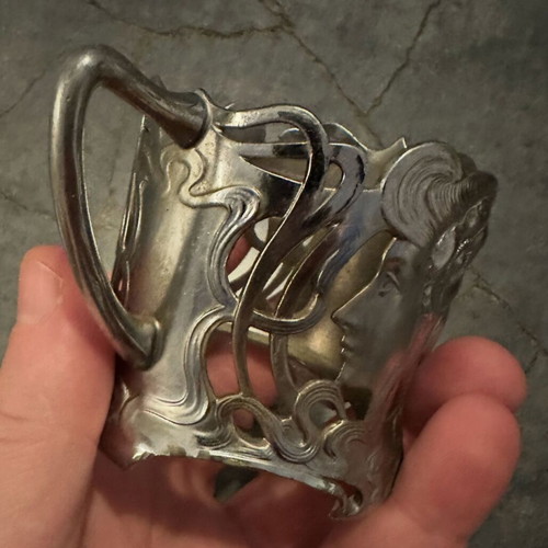 Σετ 5 μεταχειρισμένες ποτηροθήκες WMF Art Nouveau 1903-1910