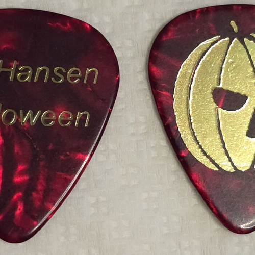 Helloween guitar pick new from Athens concert by Kai Hansen