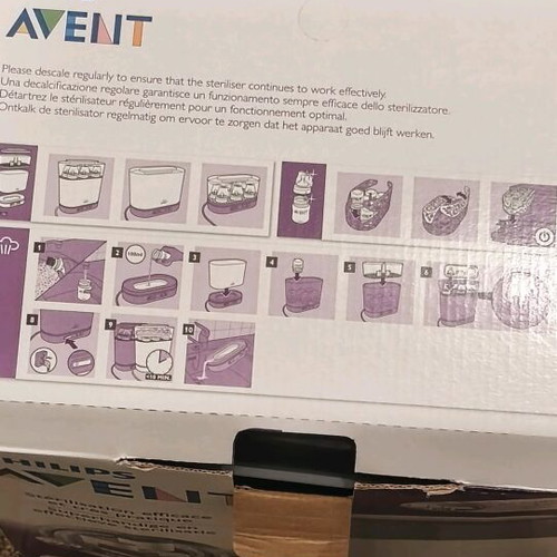 Philips Avent 4 in 1 steam sterilizer used