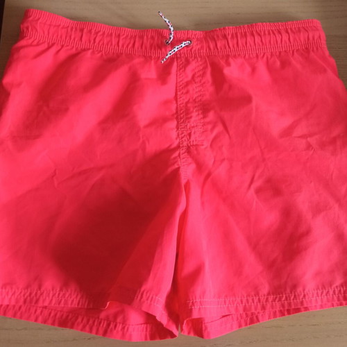 Children's swimwear used for 13 years old, red, wider waist