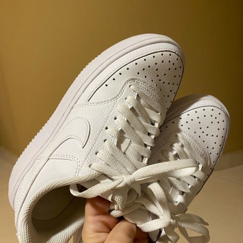 Nike sneakers size 36.5 used, white sports shoes