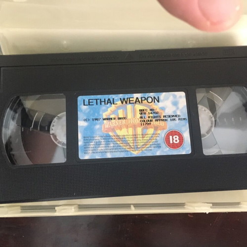 Lethal Weapon pack 1 2 3 4 used English version videocassettes