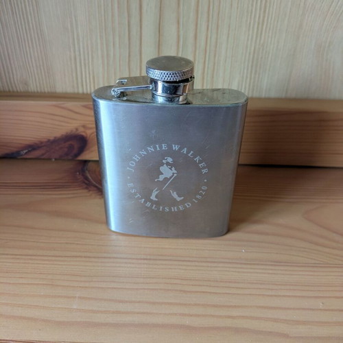 Whisky hip flasks very good condition