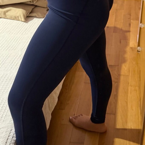 Stradivarius leggings dark blue, size extra small, like new