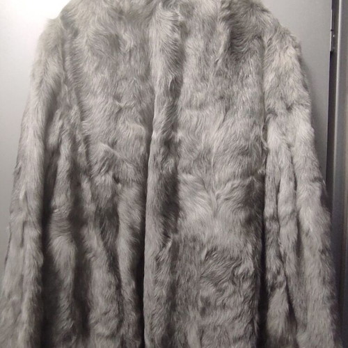 Natural rabbit fur jacket like new, size M