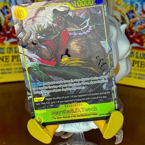 One Piece TCG Marshall.D.Teach card new