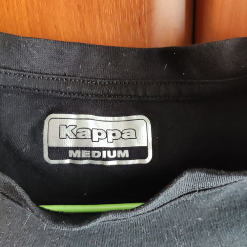 Kappa T-shirt, black, size M