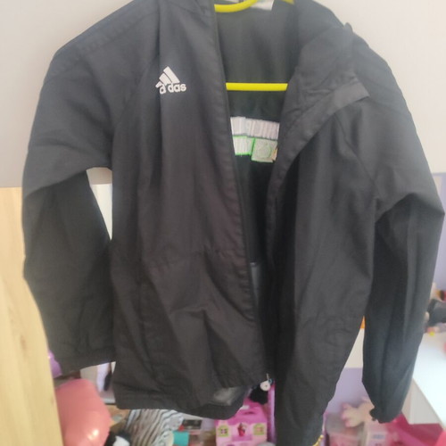 Adidas lightweight waterproof jacket for boys 9-10 years used
