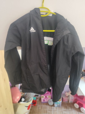 Adidas lightweight waterproof jacket for boys 9-10 years used