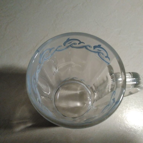 Large Beer Glass with Rhodes Island Map, like new, 2007