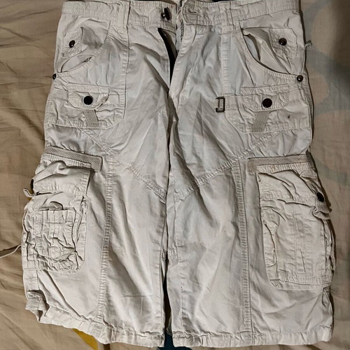 Bermuda shorts like new small size white multicolor