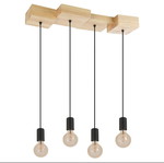 Industrial pendant light used with E27 socket
