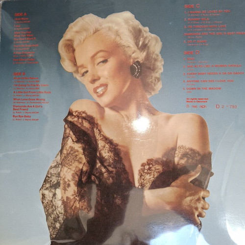 Marilyn Monroe double vinyl record like new