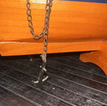 Wooden handmade sailing ship model