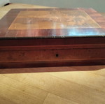 Wooden case with chips used