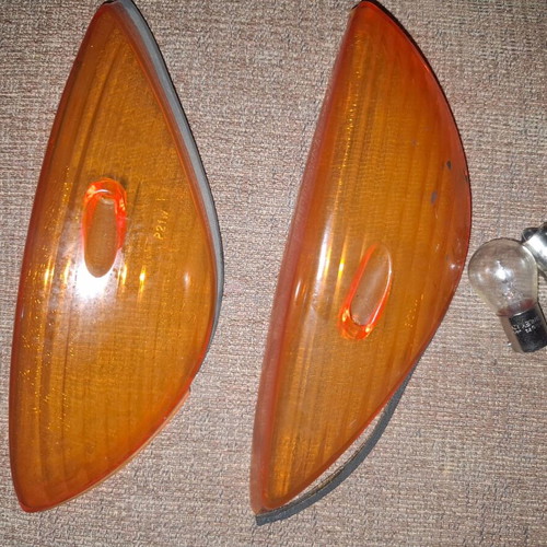CBF 600 and Varadero 1000 turn signal lens set used, orange