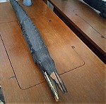  Διακοσμητικός ξύλινος κροκόδειλος.απι αφρική.του 70