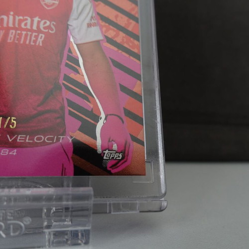Topps Total Football 2025-26 Ethan Nwaneri Arsenal FC Vibrant Velocity 1/5 new