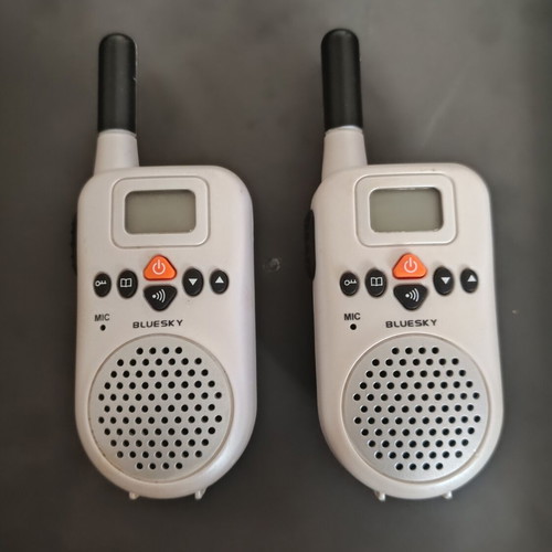 Walkie Talkies Bluesky like new, pair for short distance communication