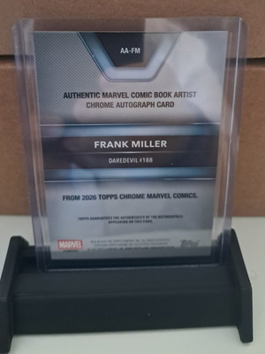 Daredevil Frank Miller Autograph Card New Limited 50