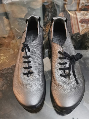 Arche leather ballerinas size 35 silver new