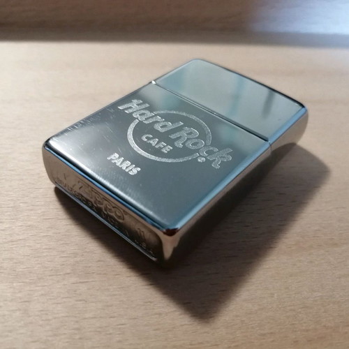 Zippo lighter used from Hard Rock Cafe Paris collection