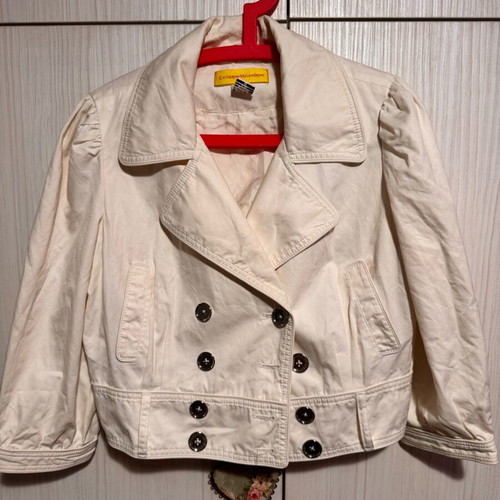 Catherine Malamdrino ecru jacket new, size US12