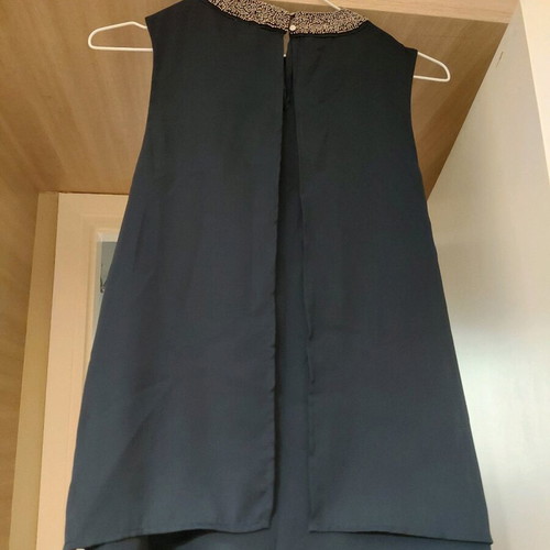 Dark blue formal top size M new