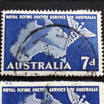 Αυστραλία γραμματόσημα Royal Flying Doctor Services 1957 σαν καινούργια, 2 τεμ.