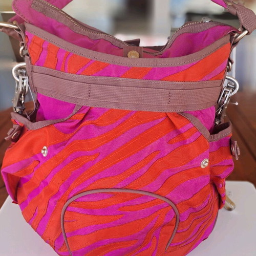 Vintage George Gina and Lucy shoulder bag new, pink and orange