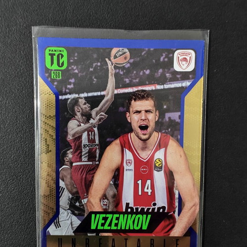 Sasha Vezenkov Blue Unbeatable Euroleague 2025/26 Card