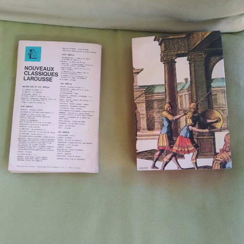 Theatrical books Corneille and Le Neveu de Rameau in French, set of 2