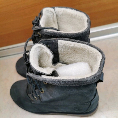 Timberland Jayne Waterproof Fleece women's boots dark gray new size 37
